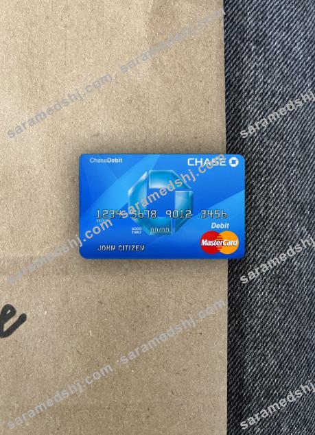 USA Chase bank MasterCard Debit photolook front